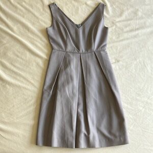 Gray Sleeveless Cocktail Dress